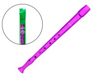 Flauta hohner 9508 color violeta funda verde y transparente