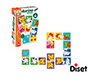 Juego Diset educativo domino animals