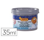 Tempera escolar jovi 35 ml color plata