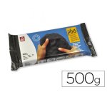 Arcilla sio-2 plus negra endurece al aire paquete de 500 gr
