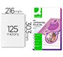 Paquete de 100 fundas de plastificación autoadhesivas A4 q-connect 303 x 216 mm 125 micras