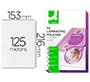 Paquete de 100 fundas de plastificar autoadhesivas A5 q-connect 153 x 216 mm 125 micras