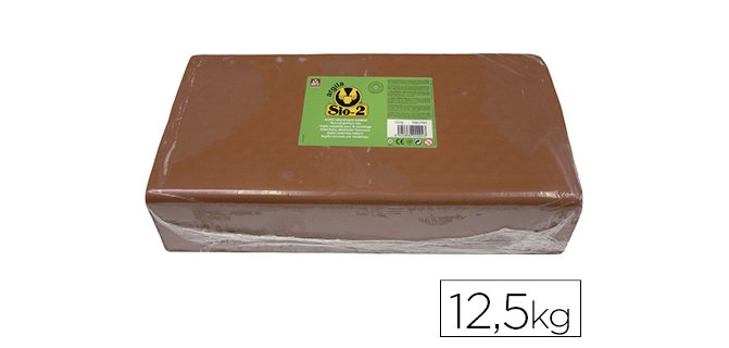 Arcilla argila sio-2 color rojo paquete de 12,5 kg