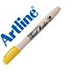 Rotulador artline supreme brush pintura base de agua punta tipo pincel trazo variable amarillo