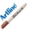 Rotulador artline supreme brush pintura base de agua punta tipo pincel trazo variable marron