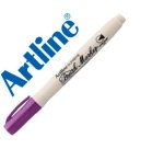 Rotulador artline supreme brush pintura base de agua punta tipo pincel trazo variable magenta