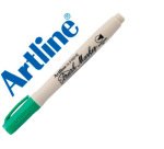 Rotulador artline supreme brush pintura base de agua punta tipo pincel trazo variable verde