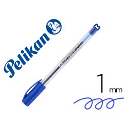 Boligrafo pelikan stick super soft azul