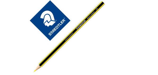 Lapiz de color staedtler wopex ecologico amarillo claro