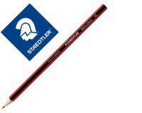Lapiz de color staedtler wopex ecologico rojo