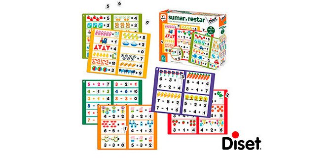 Juego Diset didáctico sumar y restar