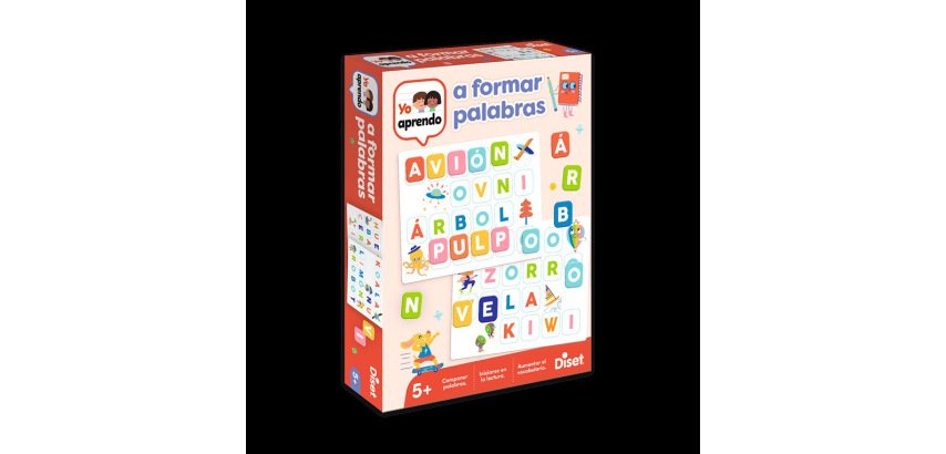 Juego Diset didáctico formar palabras
