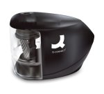 Sacapuntas q-connect kf-18571 electrico de sobremesa adaptador/pilas aa afila muela diametros 6,5 a 8 mm