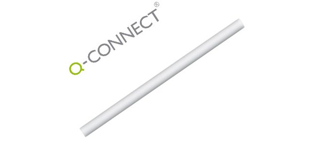 Repuesto portagomas q-connect 90x5x5 mm blanco