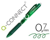 Boligrafo q-connect retractil borrable 0,7 mm