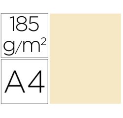 Cartulina guarro din a4 cascara de huevo 185 gr paquete de 50 hojas