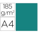 Cartulina guarro din a4 verde menta 185 gr paquete de 50 hojas