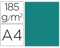 Cartulina guarro din a4 verde menta 185 gr paquete de 50 hojas