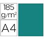 Cartulina guarro din a4 verde menta 185 gr paquete de 50 hojas