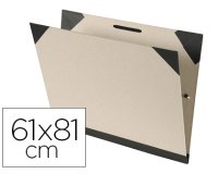 Carpeta dibujo canson brut 61x81 cm con gomas color kraftclaro