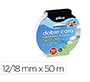 Cinta adhesiva plico doble cara facil uso 50 m x 12/18 mm