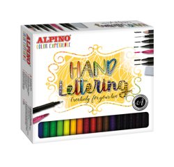 Set de dibujo alpino color experience lettering