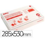 Forralibro Apli pvc con solapa ajustable adhesivo 285x530 mm