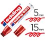 Rotulador edding marcador permanente 850 rojo punta biselada 5-15 mm recargable