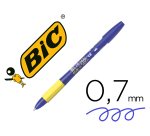 Boligrafo bic gelocity illusion borrable azul punta de 0,7 mm