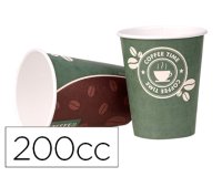 Vaso termico carton 200 cc paquete de 50 unidades