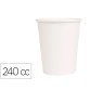 Vaso termico carton blanco 240 cc paquete de 50 unidades