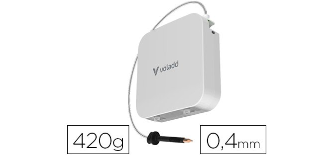 Filamento + boquilla voladd pla 0,4 mm fine 420 gr negro