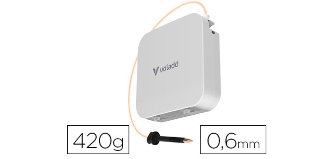 Filamento + boquilla voladd pla 0,6 mm bold 420 gr naranja