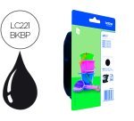 Ink-jet brother lc221bk dcp-j562dw / mfc-j480dw / 680dw / 880dw negro 260 paginas