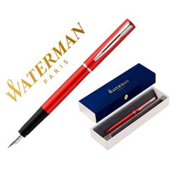 Pluma waterman allure laca roja en estuche de regalo