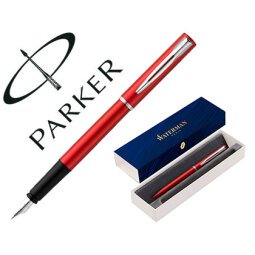 Pluma waterman allure laca roja en estuche de regalo