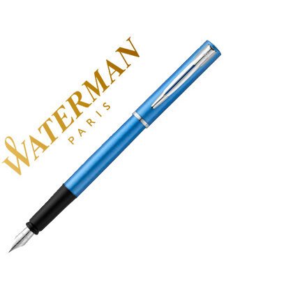 Pluma waterman allure laca azul en estuche de regalo