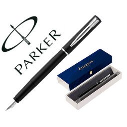 Pluma waterman allure laca negra en estuche de regalo