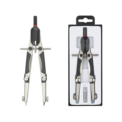 Compas rotring compact micrometrico ajuste rapido longitud 17 cm circunferencia 36 cm