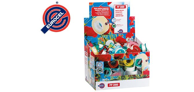 Miniportarrollo eurocel para cintas 10 m x 15 mm unidad