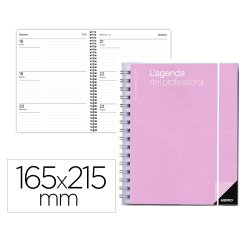 Agenda del profesorado additio semana vista evaluacion y hojas para anotaciones 208 paginas colores stdos.catalan