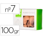 Bandas elasticas q-connect 100 gr 70x5 mm numero 7