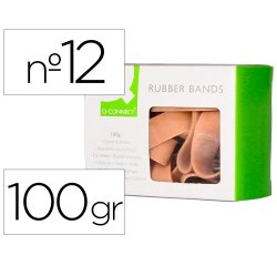 Bandas elasticas q-connect 100 gr 120x10 mm numero 12