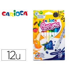 Rotulador carioca perfume xplosion caja de 12 unidades colores surtidos
