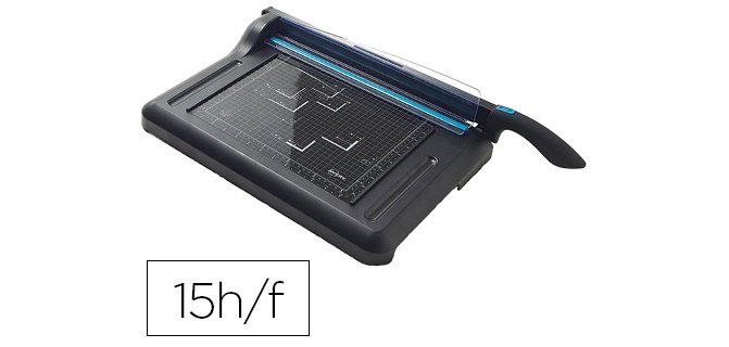 Cizalla de palanca avery din a4 base metalica capacidad de corte 15 hojas