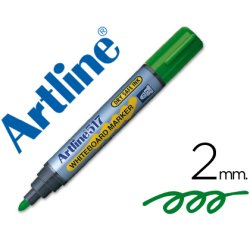 Rotulador artline pizarra ek-517 verde punta redonda 2 mm tinta de bajo olor