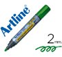 Rotulador artline pizarra ek-517 verde punta redonda 2 mm tinta de bajo olor