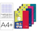 Cuaderno espiral oxford europeanbook 5 write&erase school classic din a4+ 120 hojas cuadro 5 mm con margen