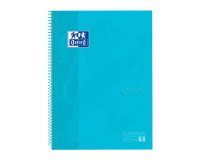 Cuaderno espiral oxford ebook 1 tapaextradura din a4+ 80 hojas cuadro 5 mm con margen bebe touch