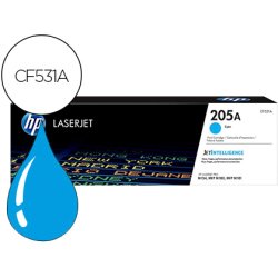 Toner hp 205a laserjet m154a / 154nw / mfp m180n / 181fw cian 900 paginas